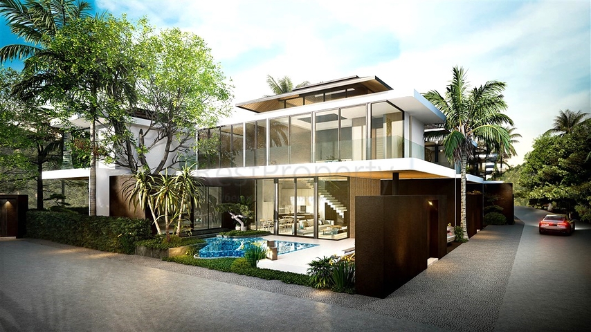 Современный комплекс вилл на Лаяне