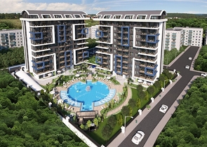 Квартиры планировкой 1+1 в новом современном комплексе на Клеопатре