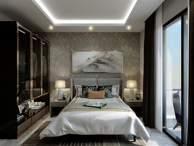 Квартира 1+1 в районе Махмутлар