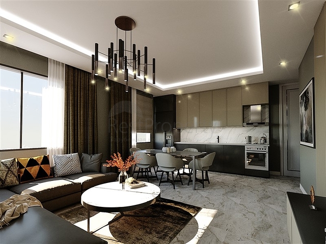 Квартира 1+1 в районе Махмутлар