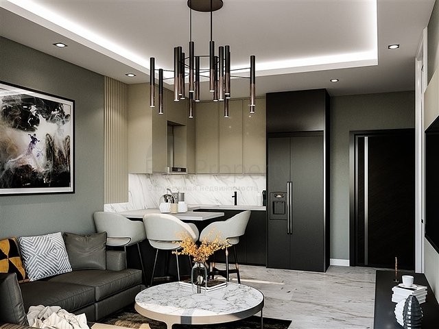 Квартира 1+1 в районе Махмутлар