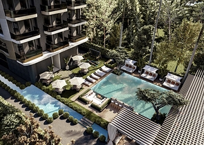 Квартира 1+1 в районе Махмутлар