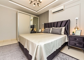 Светлая мебелированная квартира в пешей доступности от моря