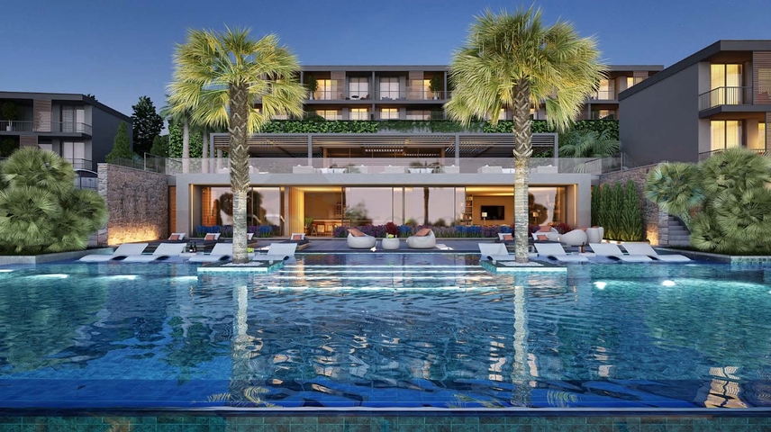 Квартира 2+1 в районе Дорттепе Бодрум