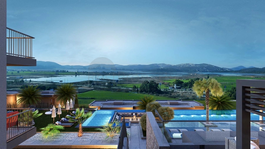 Квартира 2+1 в районе Дорттепе Бодрум