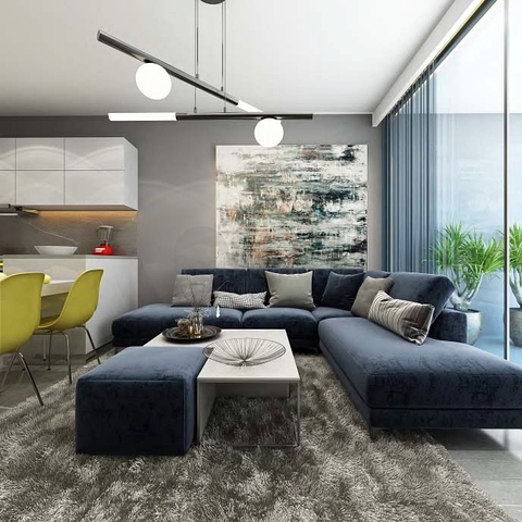 Квартира 2+1 в районе Дорттепе Бодрум