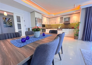 Просторная квартира 2+1 в центре района Оба