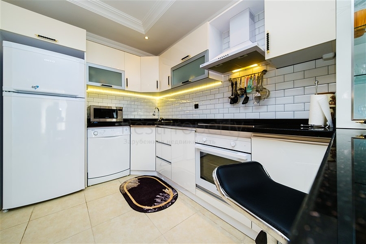 Квартира 2+1 с видом на море в районе Махмутлар