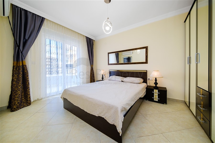 Квартира 2+1 с видом на море в районе Махмутлар