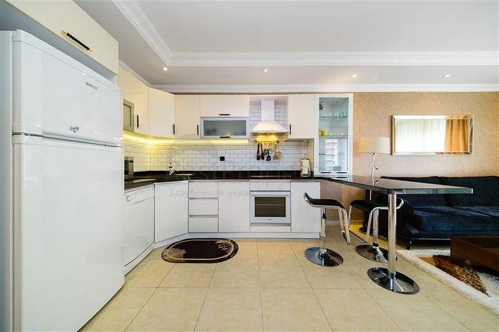 Квартира 2+1 с видом на море в районе Махмутлар