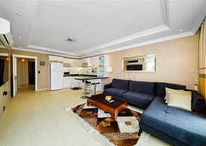 Квартира 2+1 с видом на море в районе Махмутлар