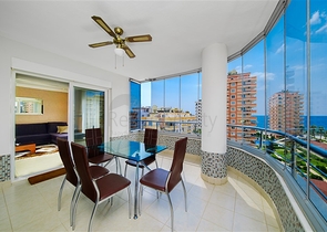 Квартира 2+1 с видом на море в районе Махмутлар