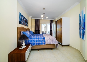 Квартира 2+1 с видом на море в районе Махмутлар