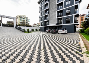 Светлая двухкомнатная квартира с видом горы и море