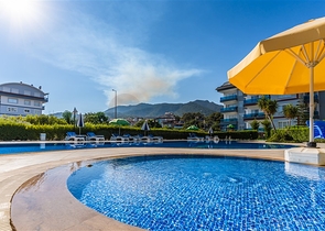 3+1 с отдельной кухней в европейском районе Оба