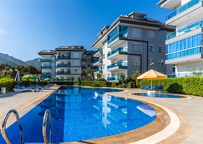 3+1 с отдельной кухней в европейском районе Оба