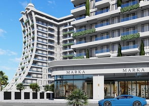 Квартира 1+1 в районе Махмутлар