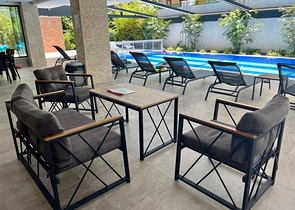 1+1 в современном комплексе в 5 минутах от пляжа Клеопатры