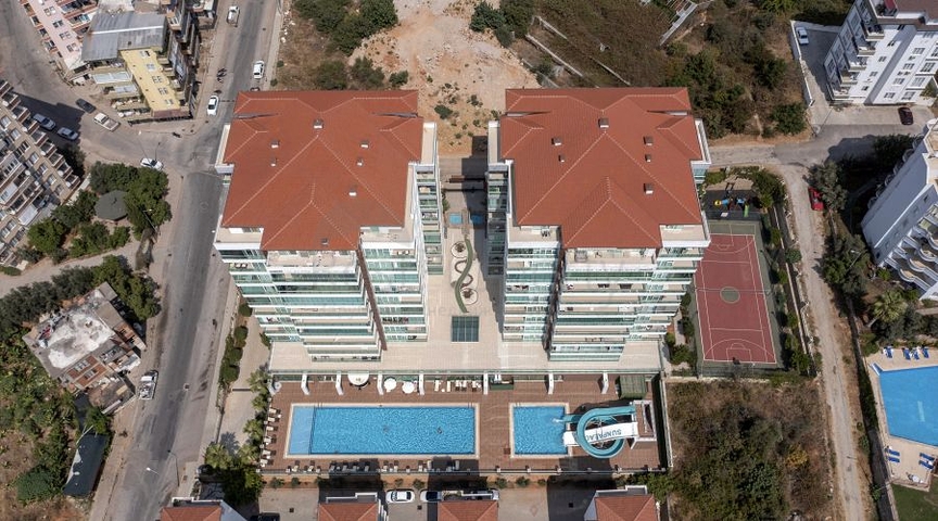 Просторная квартира 1+1 в одной из лучших резиденций в районе Тосмур