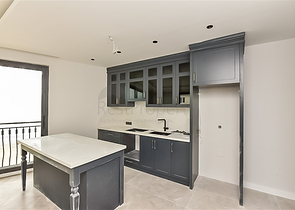 Двухкомнатная квартира в центре Алании с панорамным видом на море