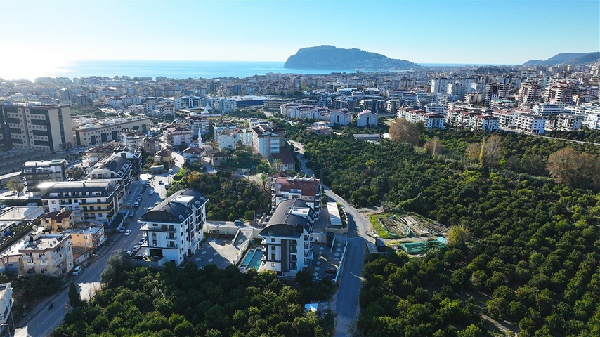 Новые квартиры 1+1 и 2+1 в современном жилом комплексе в районе Оба