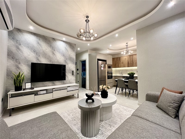 Новые квартиры 1+1 и 2+1 в современном жилом комплексе в районе Оба