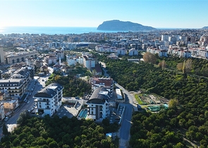 Новые квартиры 1+1 и 2+1 в современном жилом комплексе в районе Оба