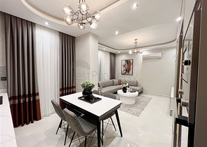 Новые квартиры 1+1 и 2+1 в современном жилом комплексе в районе Оба