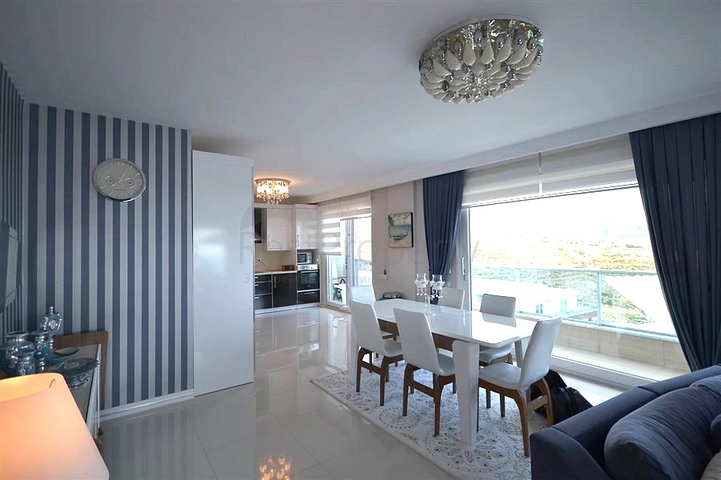 Меблированная вилла планировкой 3+1 в районе Каргыджак