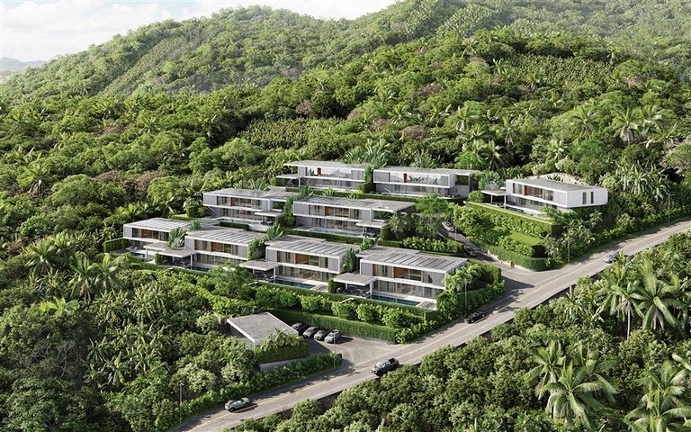 Комплекс вилл в райском месте 