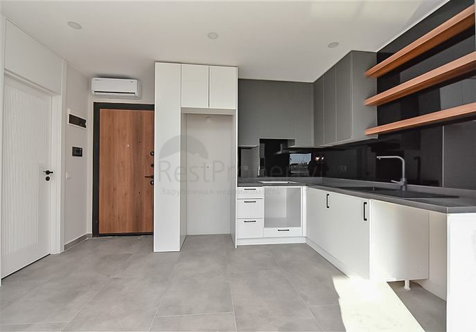 Квартира 1+1 в новом комплексе всего в 200 метрах от пляжа Клеопатры