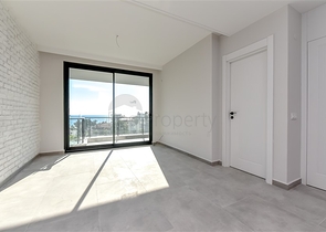 Квартира 1+1 в 200 метрах о пляжа Клеопатры с видом на море