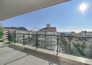 Квартира 1+1 в 200 метрах о пляжа Клеопатры с видом на море