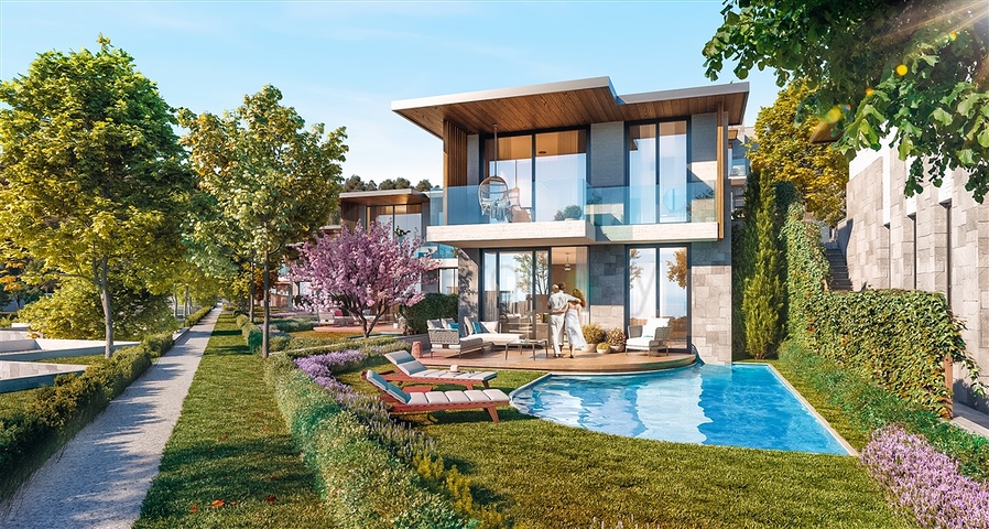 Масштабный проект в районе Есентепе с панорамным видом на море 