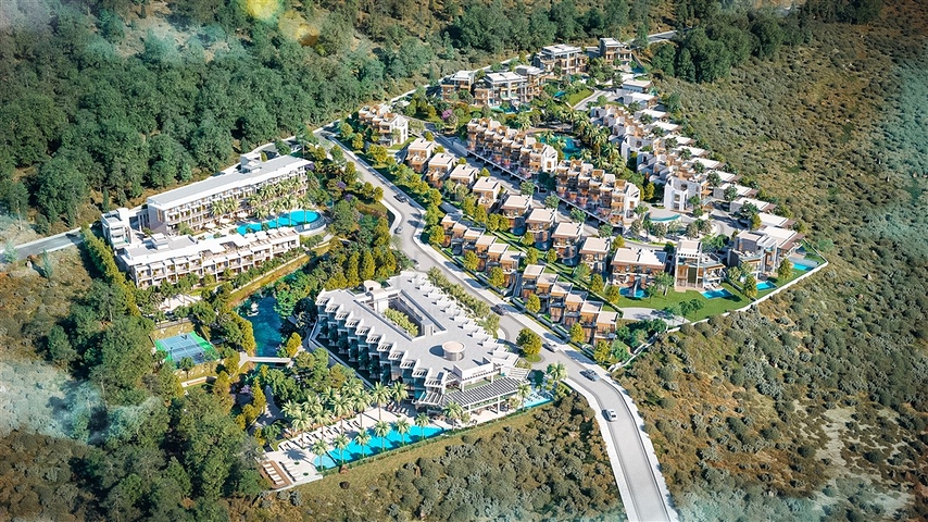 Масштабный проект в районе Есентепе с панорамным видом на море 