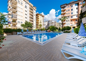 Квартира планировкой 2+1 в центре Алании