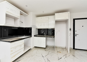 Квартира 1+1 с видом на горы и море в районе Махмутлар