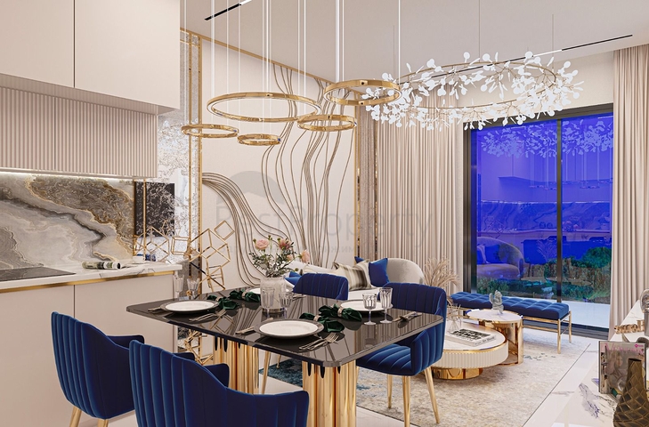 Квартира 2+1 в комплексе премиум класса в центре Алании 