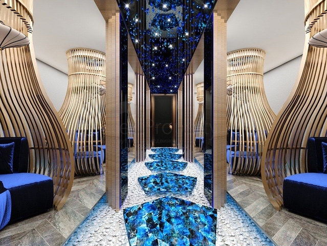 Квартира 2+1 в комплексе премиум класса в центре Алании 