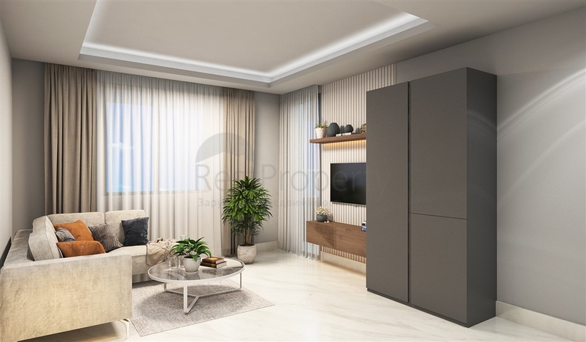 Квартиры 1+1 в новом комплексе возле пляжа Клеопатры