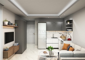 Квартиры 1+1 в новом комплексе возле пляжа Клеопатры