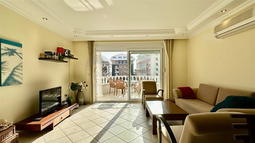 Квартира 2+1 в 150м от Средиземного моря в районе Оба