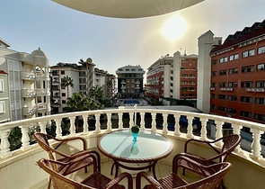 Квартира 2+1 в 150м от Средиземного моря в районе Оба