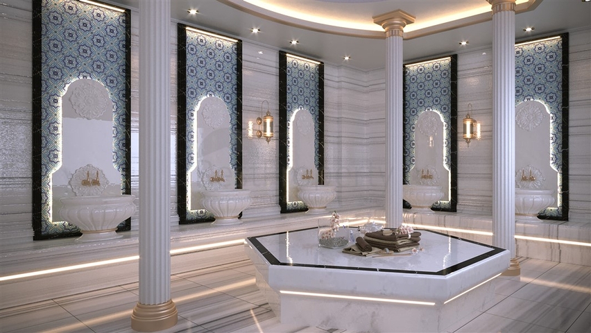 Квартира 1+1 в зеленом районе Авсаллар