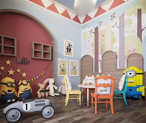 Квартира 1+1 в зеленом районе Авсаллар