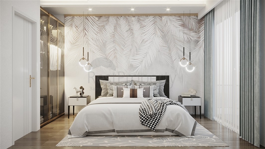 Квартира 1+1 в зеленом районе Авсаллар