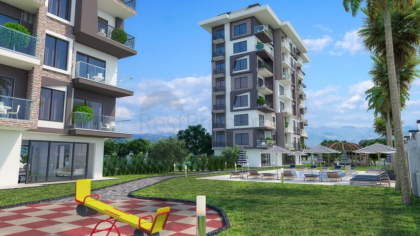 Квартира 1+1 с видом на море