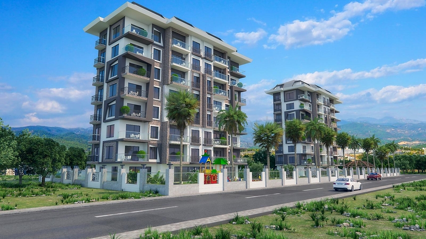 Квартира 1+1 с видом на море