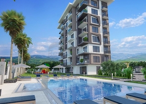 Квартира 1+1 с видом на море