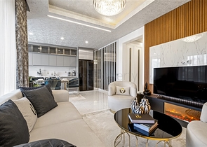 Трехкомнатный пентхаус с дизайнерским ремонтом